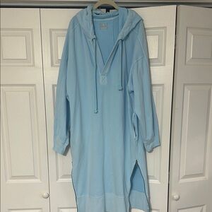 Free People Light Blue Hoodie
